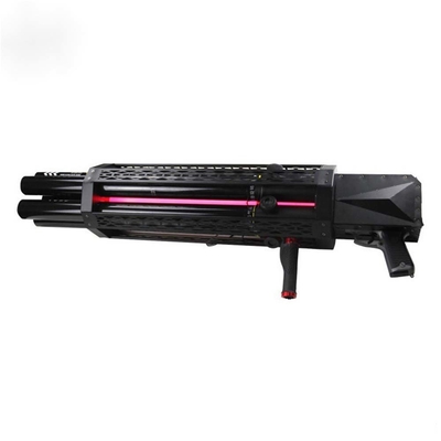 Dj Bar Atmosphere Handheld Six Shots Gatling Electric LED Confetti Gun Cannon Nightclub Spray Paper Confetti Machine