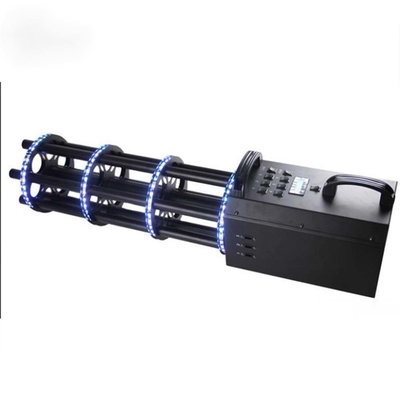 Dj Bar Atmosphere Handheld Six Shots Gatling Electric LED Confetti Gun Cannon Nightclub Spray Paper Confetti Machine