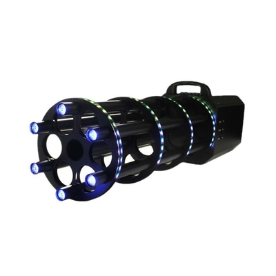 Dj Bar Atmosphere Handheld Six Shots Gatling Electric LED Confetti Gun Cannon Nightclub Spray Paper Confetti Machine
