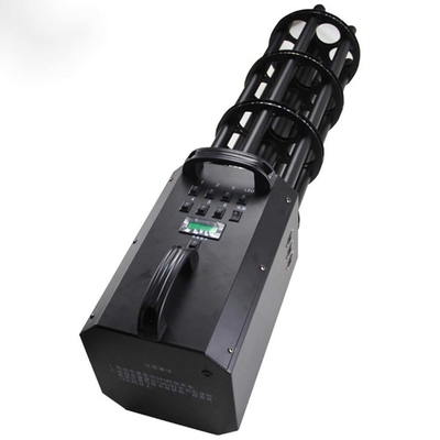 Dj Bar Atmosphere Handheld Six Shots Gatling Electric LED Confetti Gun Cannon Nightclub Spray Paper Confetti Machine