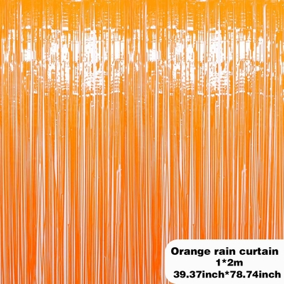 Birthday Party Background Photo Booth Fringe Tassel Door Foil Curtain
