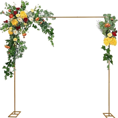 Gold Frame Event Party Balloon Backdrop Rustic Wedding Ceremony Arch Square Wedding Metal Arch