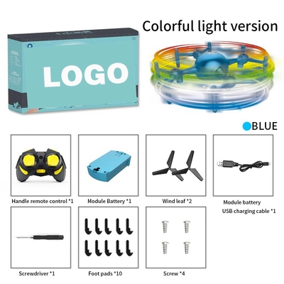 Mini Multifunctional LED Light Display Drone with Customized Text Editing App Programming
