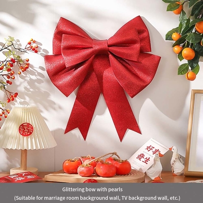 Festive Polypropylene Pull Bow DIY Material for Christmas Tree Decorations