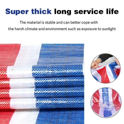 Waterproof Customized Weight Laminated PE Tarpaulin Plastic Tarps Fabric Sheet For Outdoor Truck Cover