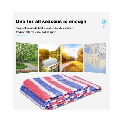Single Item 100% Waterproof PP/PE Stripe Tarpaulin for Car Covers Trucks Trains