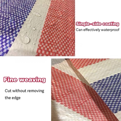 Single Item 100% Waterproof PP/PE Stripe Tarpaulin for Car Covers Trucks Trains