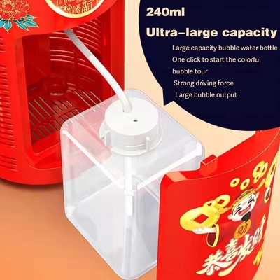 CE Electric Bubble Machine Portable Firework Bubble Machine for Parties and Weddings Age Range 5 to 7 years Made of Plastic