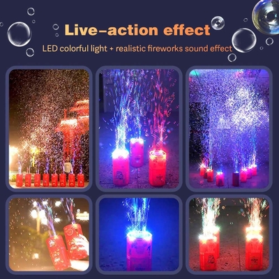 CE Electric Bubble Machine Portable Firework Bubble Machine for Parties and Weddings Age Range 5 to 7 years Made of Plastic