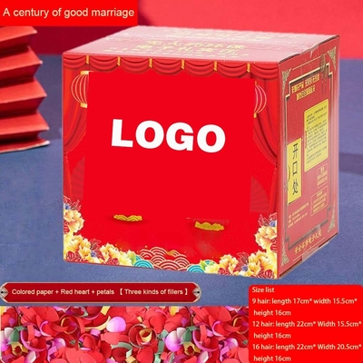 Wedding Confetti Gunner Square Cannon Customized Effect Colorful Foil Organization