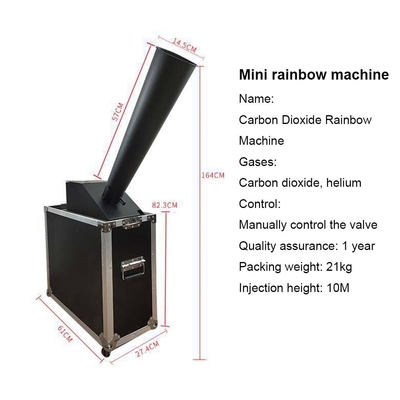 8M Jet Paper Co2 Cyclone Confetti Cannon Machine Small Stage Effect for Covered Area 60-100m squared