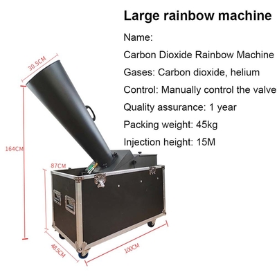 8M Jet Paper Co2 Cyclone Confetti Cannon Machine Small Stage Effect for Covered Area 60-100m squared