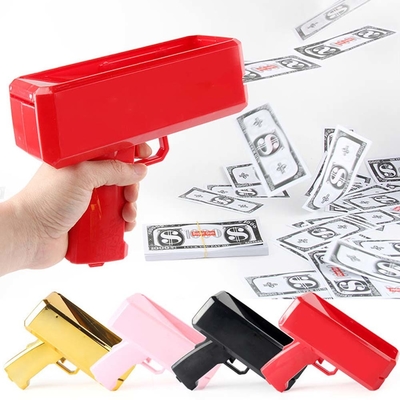 Shooting Money Making It Rain Money Gun Shooter Handheld Fake Bill Dispenser Toy Custom Electric Money Guns For Party