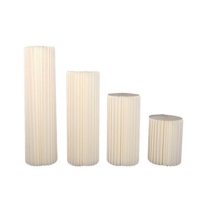 Acrylic Cylindrical Foldable Dessert Table in Custom Shape for Paper Folding Occassion Wedding Birthday Party Decoration