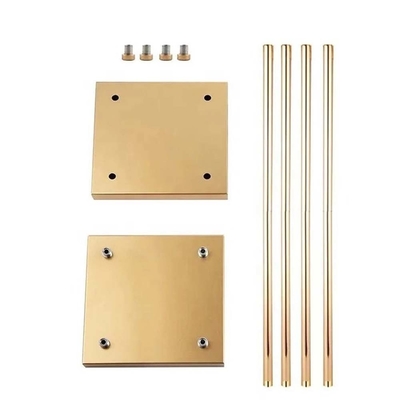 Wedding Decoration Flower Floor Stands Vase Gold Metal Floor Column Flower Stand for Party Supplies
