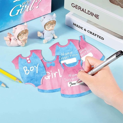 Wholesale Boy&amp;Girl Gender Reveal Voting Boxes With Voting Gift Card For Baby Shower Party Decoration Supplies