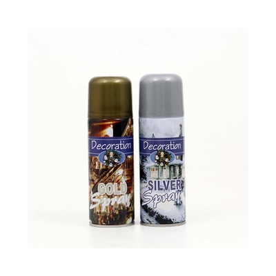Color Snow Spray For Indian Holi Day Celebrate Party Snow Gold and Silver