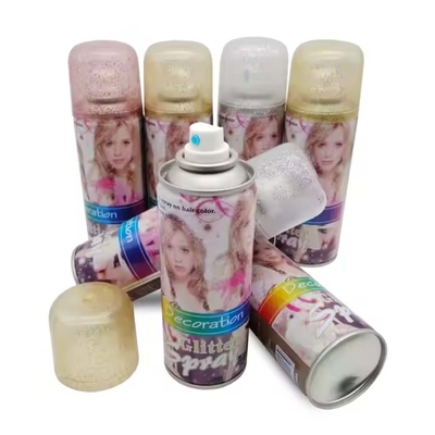 Party Glitter Spray Instant Hair Color Spray For Parties Festivals OEM Accpected