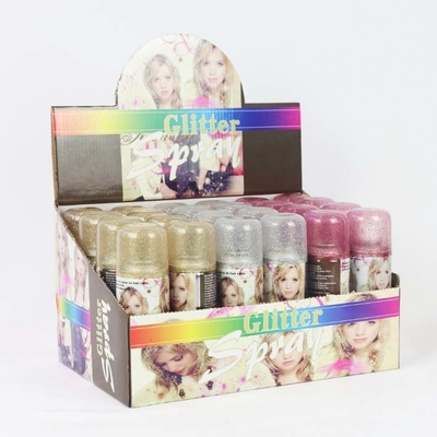 Party Glitter Spray Instant Hair Color Spray For Parties Festivals OEM Accpected