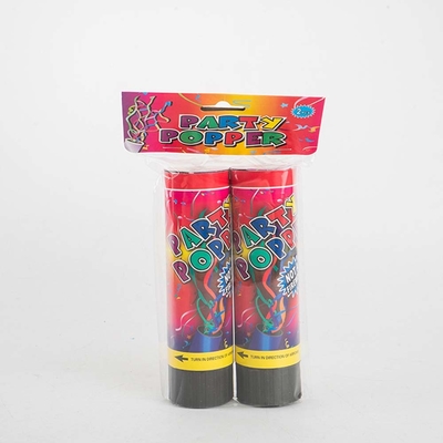 2 - 3M Shooting Spring Plastic Compressed Air Mini Streamer Party Popper Party Confetti Cannon for Party Decorations