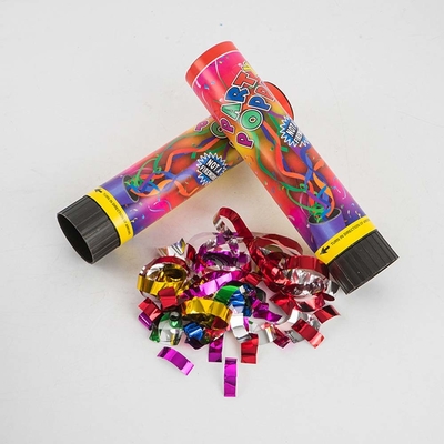 2 - 3M Shooting Spring Plastic Compressed Air Mini Streamer Party Popper Party Confetti Cannon for Party Decorations