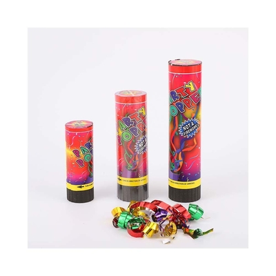 2 - 3M Shooting Spring Plastic Compressed Air Mini Streamer Party Popper Party Confetti Cannon for Party Decorations