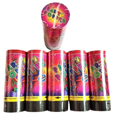 2 - 3M Shooting Spring Plastic Compressed Air Mini Streamer Party Popper Party Confetti Cannon for Party Decorations